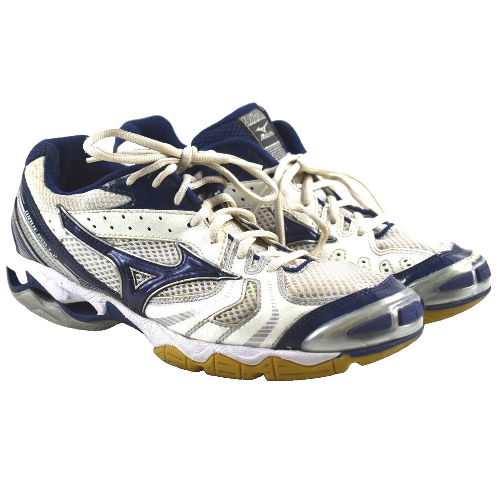 Mizuno Wave Bolt 2 Volleyball Shoes Women's Size 9.5 Blue White Athletic Sneaker